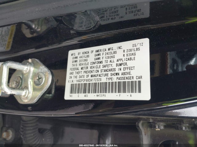 Honda Accord 2.4 Ex-l