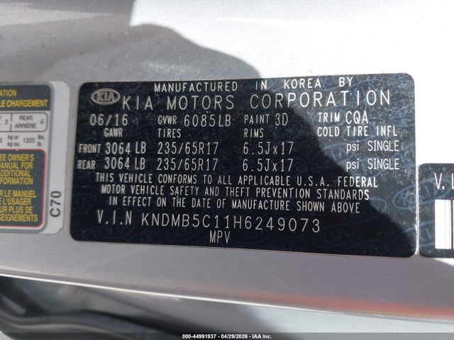 Kia Sedona Lx