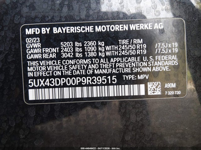BMW X Series Sdrive30i