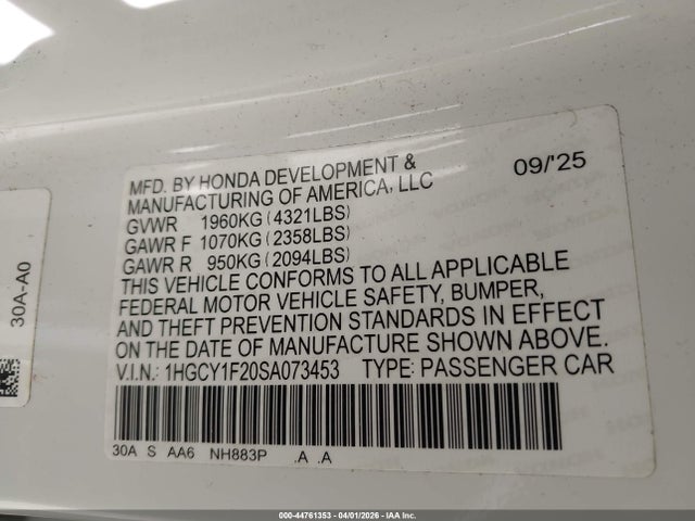 Honda Accord Lx