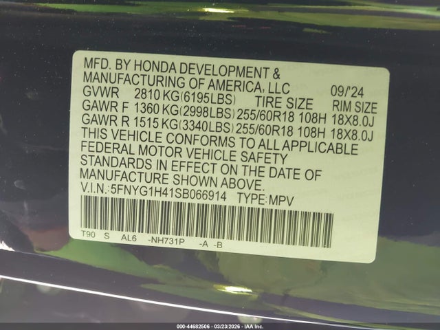 Honda Pilot Ex-l