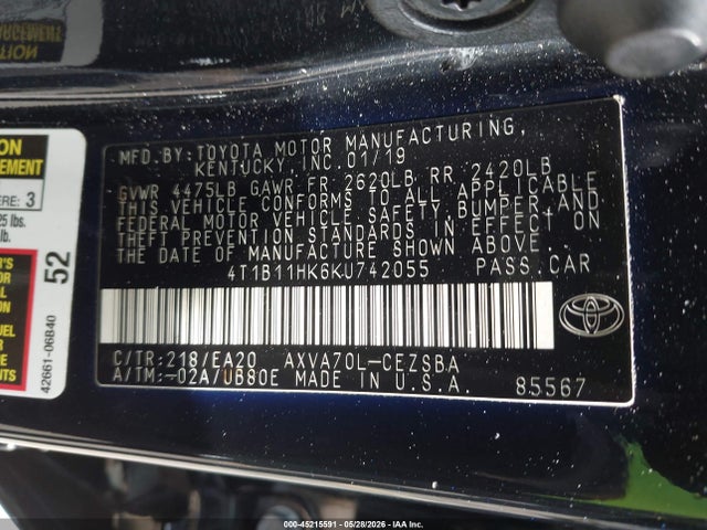 Toyota Camry Se