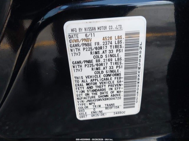Nissan Rogue Sv
