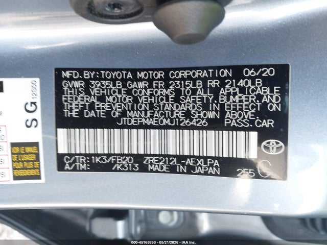 Toyota Corolla Le