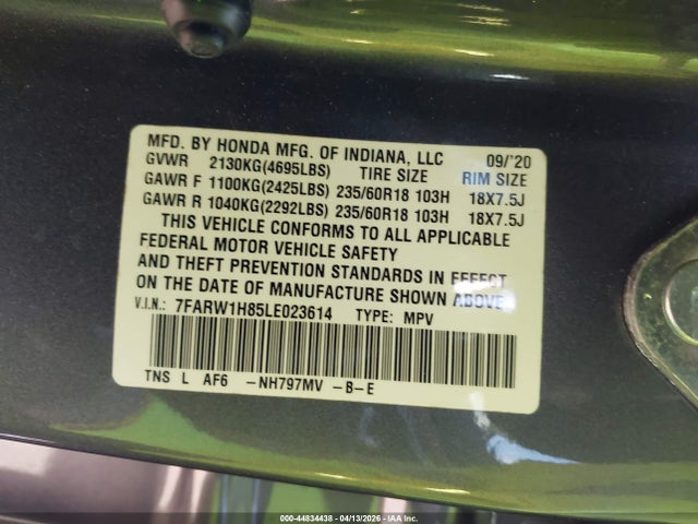 Honda CR-V 2wd Ex-l