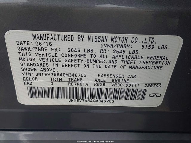 INFINITI Q50