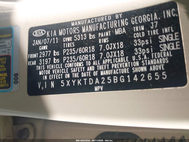 Kia Sorento Lx V6