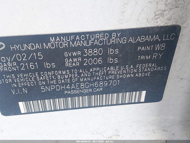 Hyundai ELANTRA Value Edition