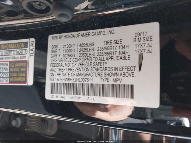 Honda CR-V Lx