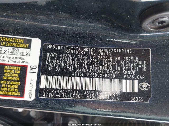 Toyota Camry Le
