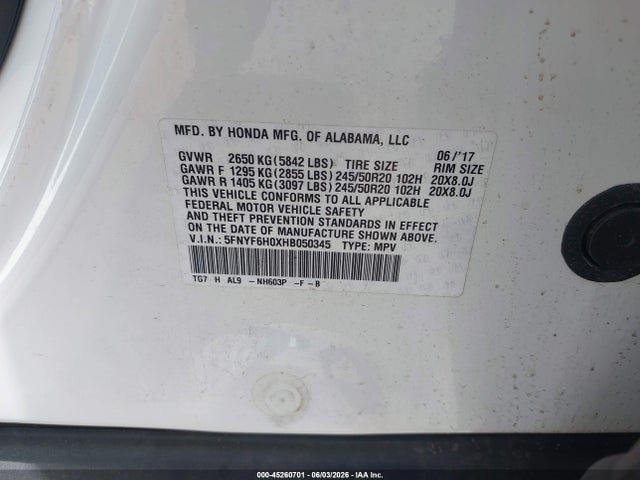 Honda Pilot Elite