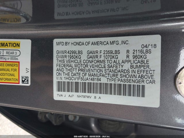 Honda Accord Ex-l