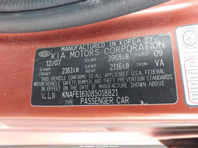 Kia Spectra Sx