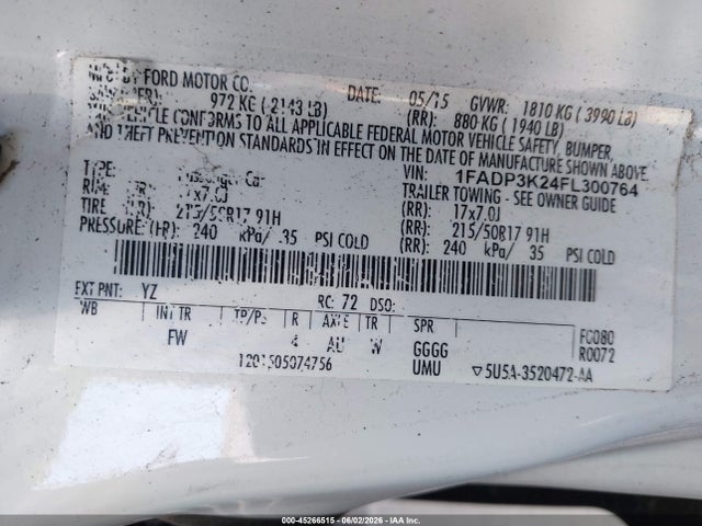 Ford Focus Se