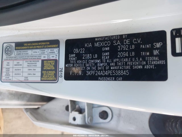 Kia Forte Lxs