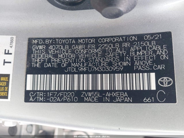 Toyota Prius Le Awd-e
