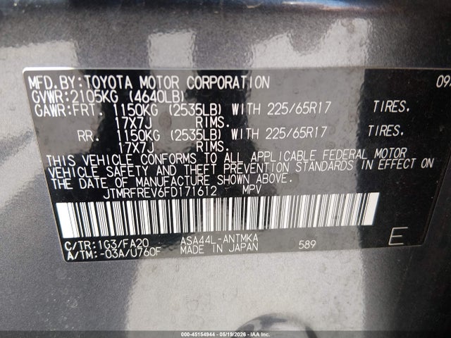 Toyota RAV4 Xle