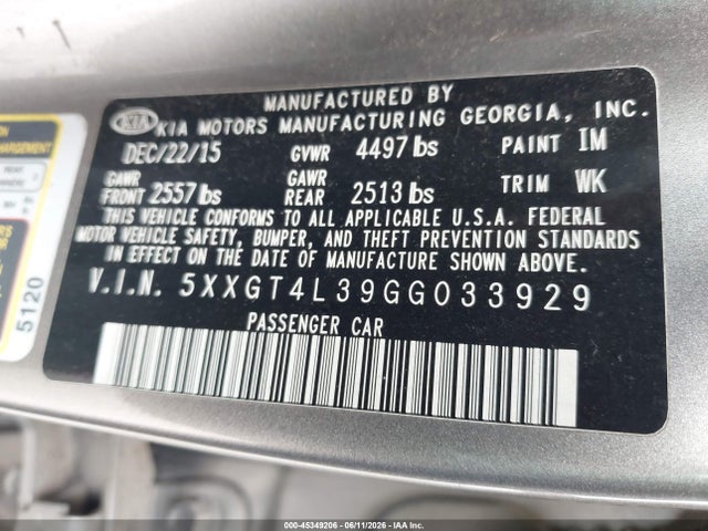 Kia Optima Lx