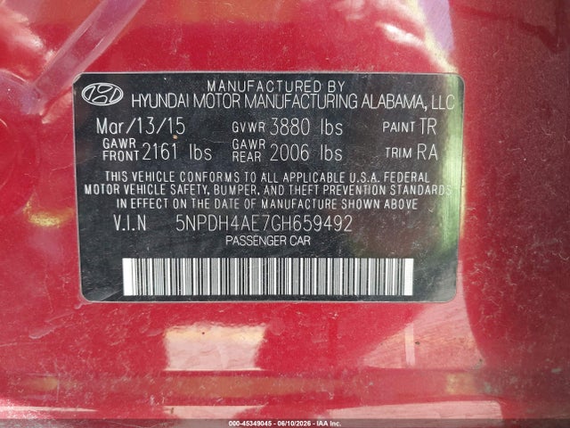 Hyundai ELANTRA Se