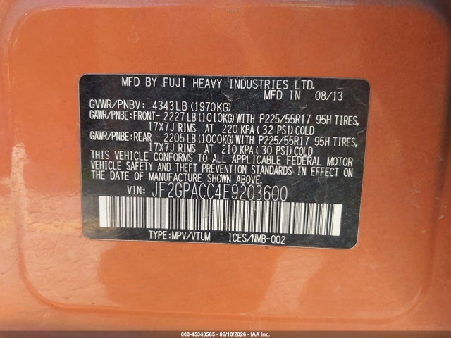Subaru Crosstrek 2.0i Premium