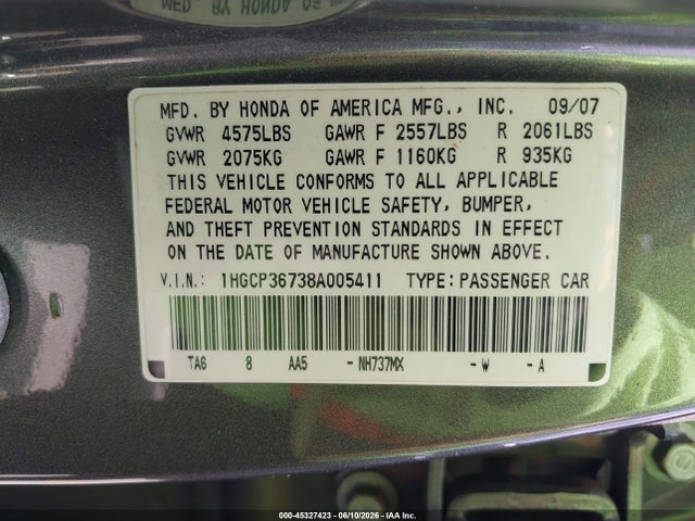 Honda Accord 3.5 Ex