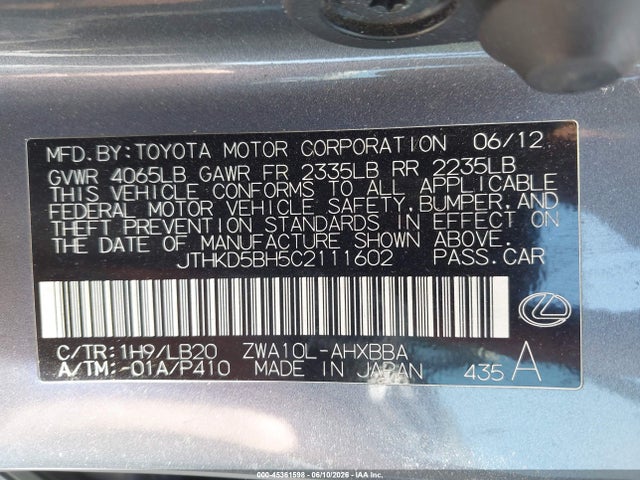Lexus Ct Premium