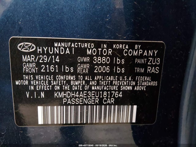 Hyundai ELANTRA Se