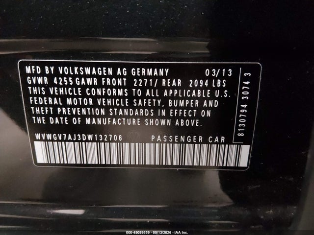 Volkswagen GTI Wolfsburg Edition