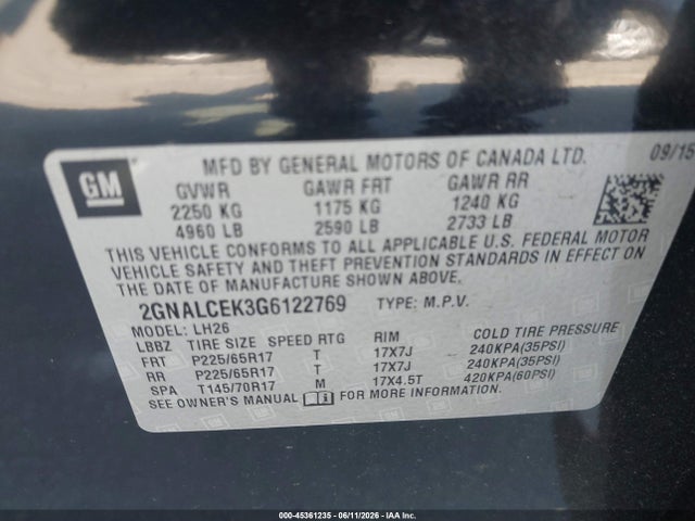Chevrolet Equinox Lt