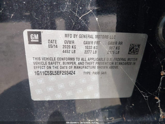Chevrolet Malibu 1lt