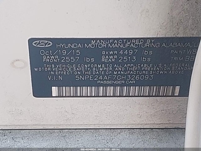 Hyundai SONATA Se