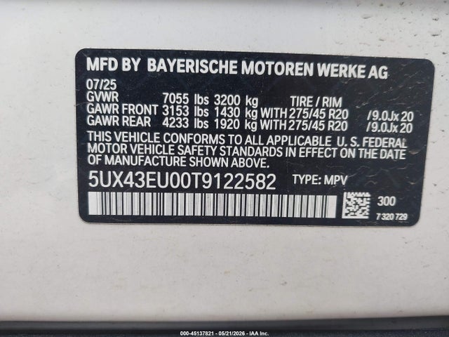BMW X Series Xdrive50e