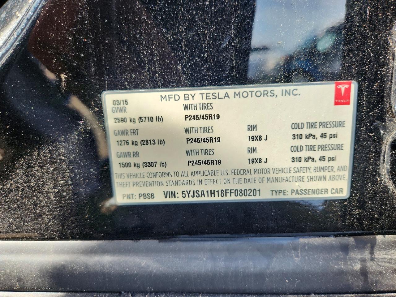 Tesla Model S 85