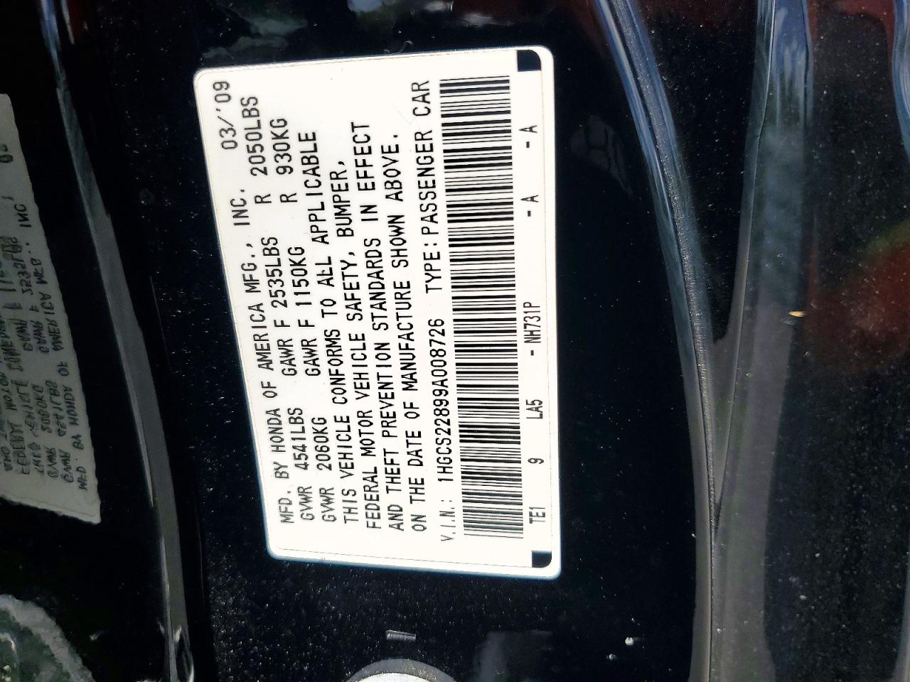 Honda Accord Exl