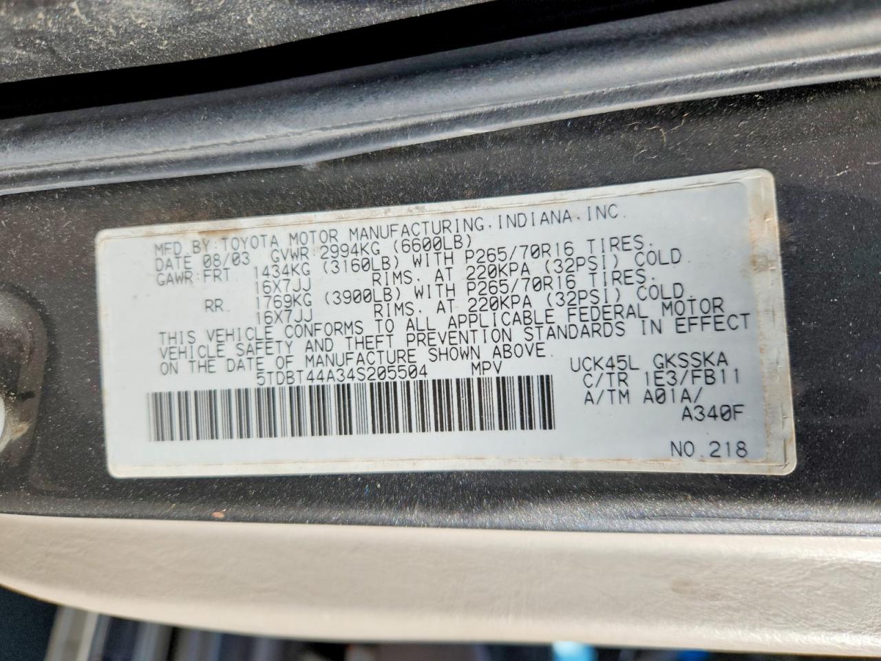 Toyota Sequoia Sr5