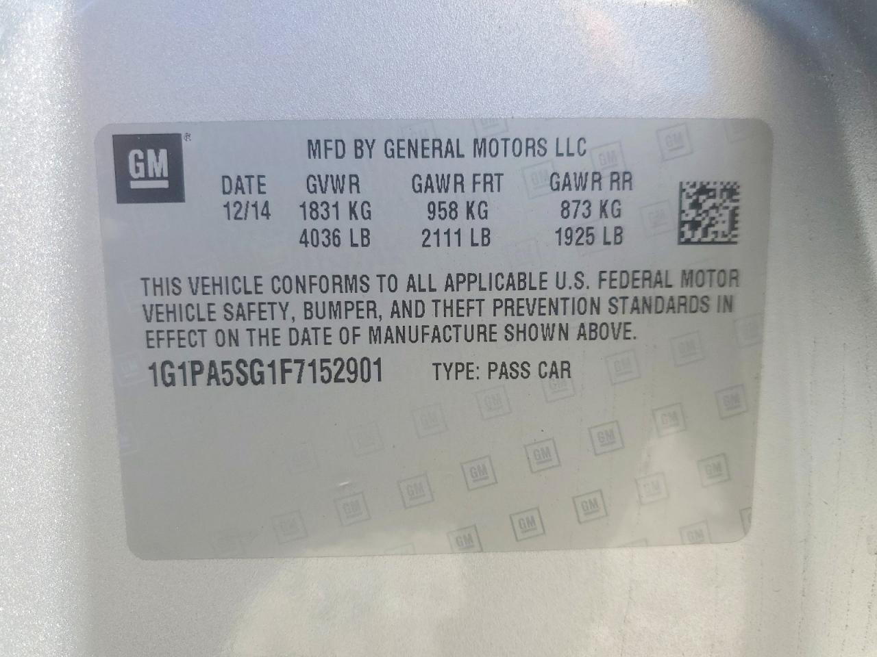Chevrolet Cruze Ls