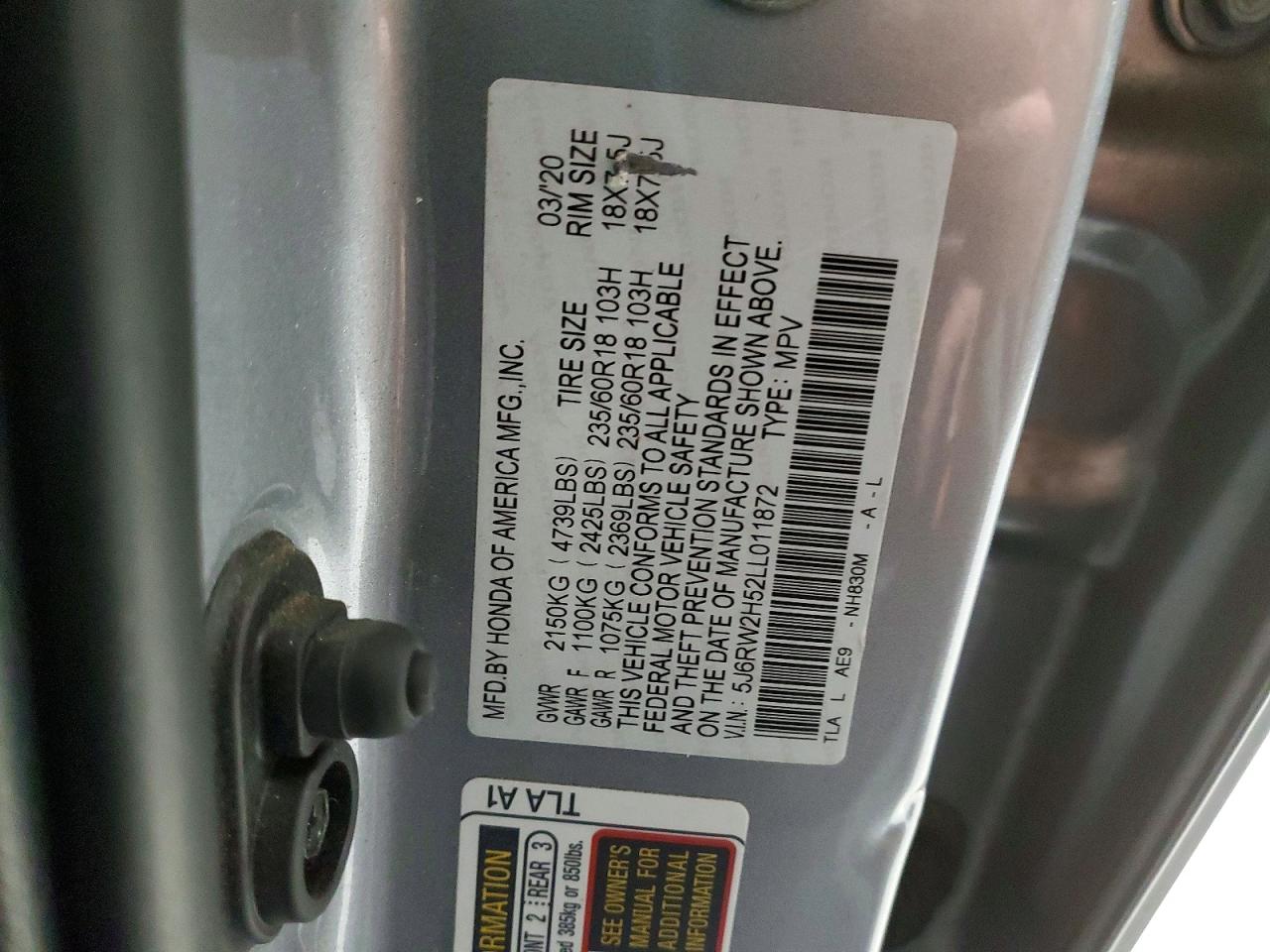 Honda Crv Ex