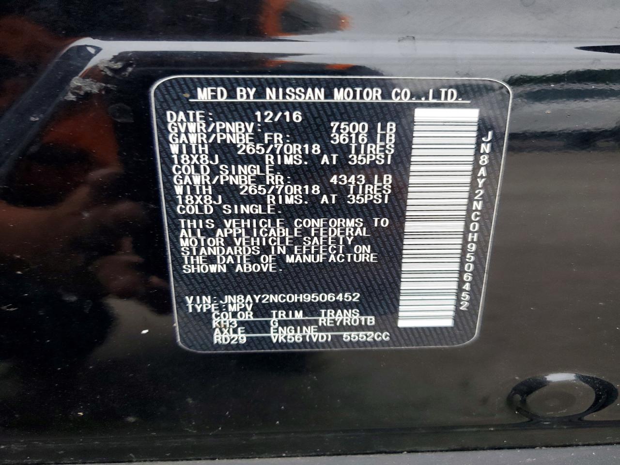 Nissan Armada Sv