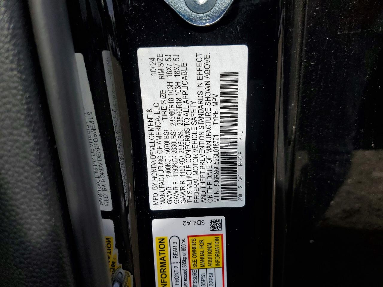 Honda Crv Sport