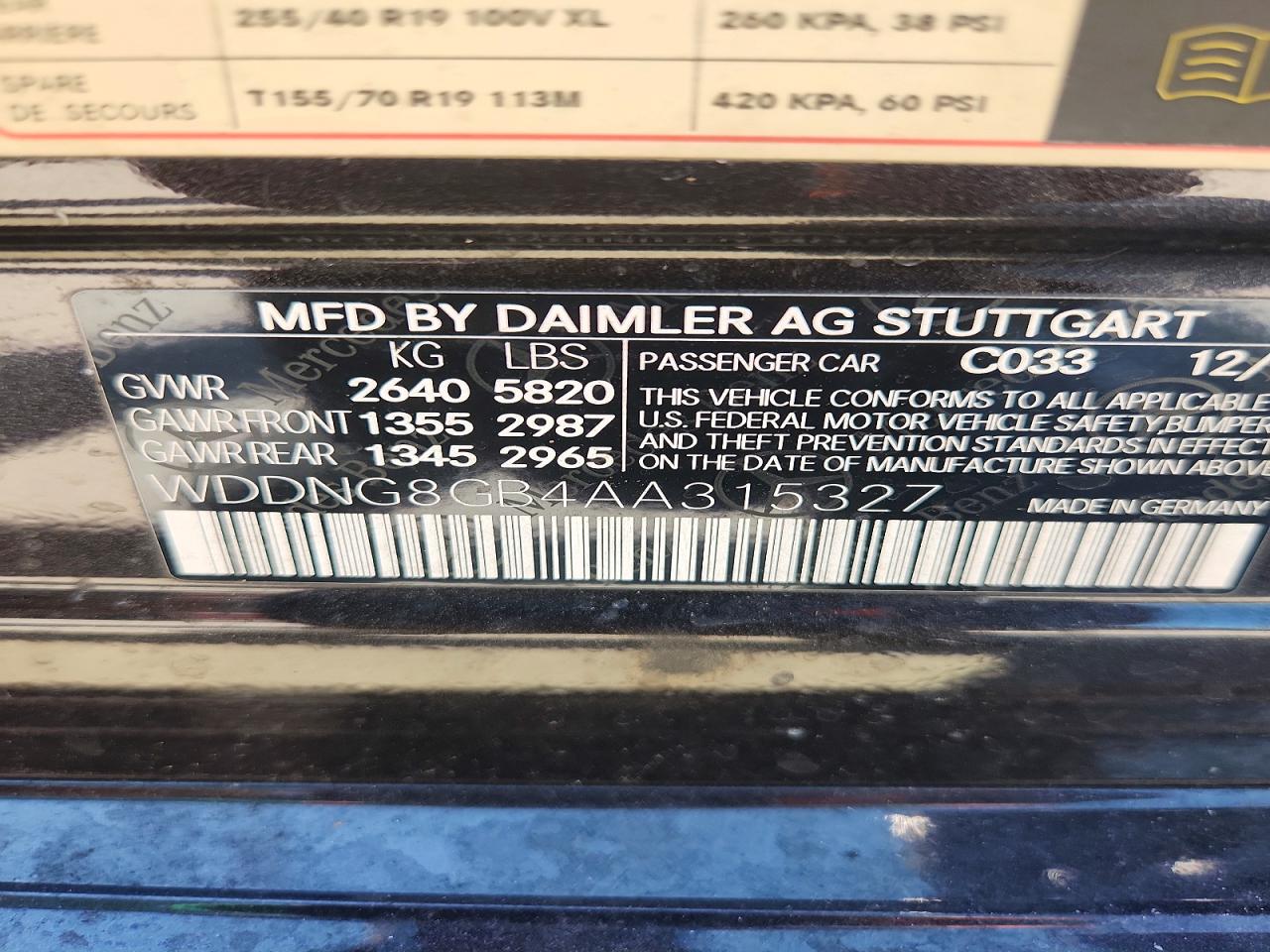 Mercedes-Benz S-Class 550 4matic