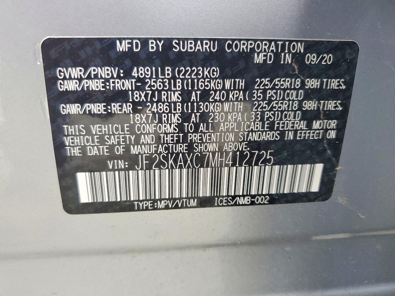 Subaru Forester Touring