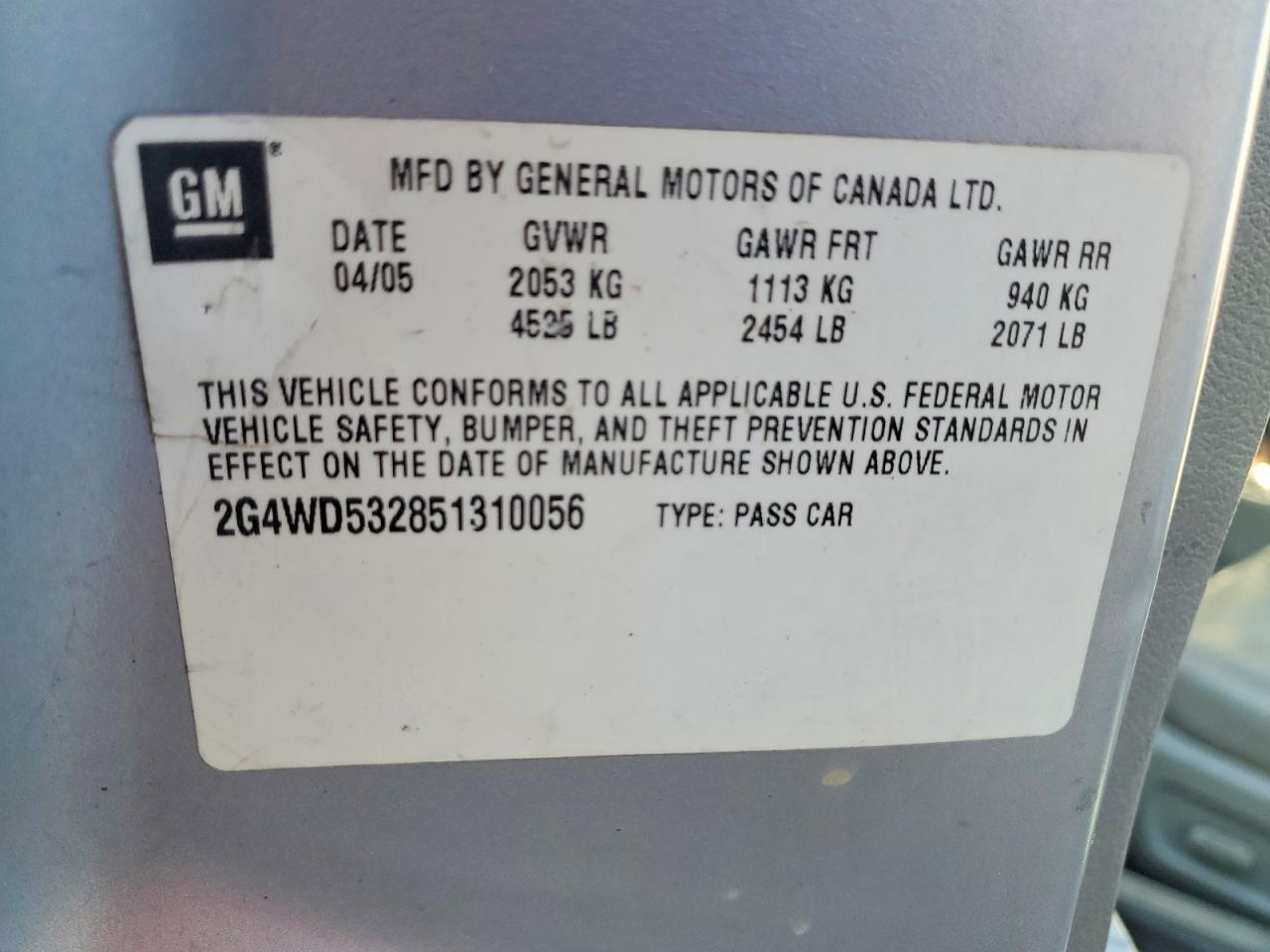 Buick LaCrosse Cxl