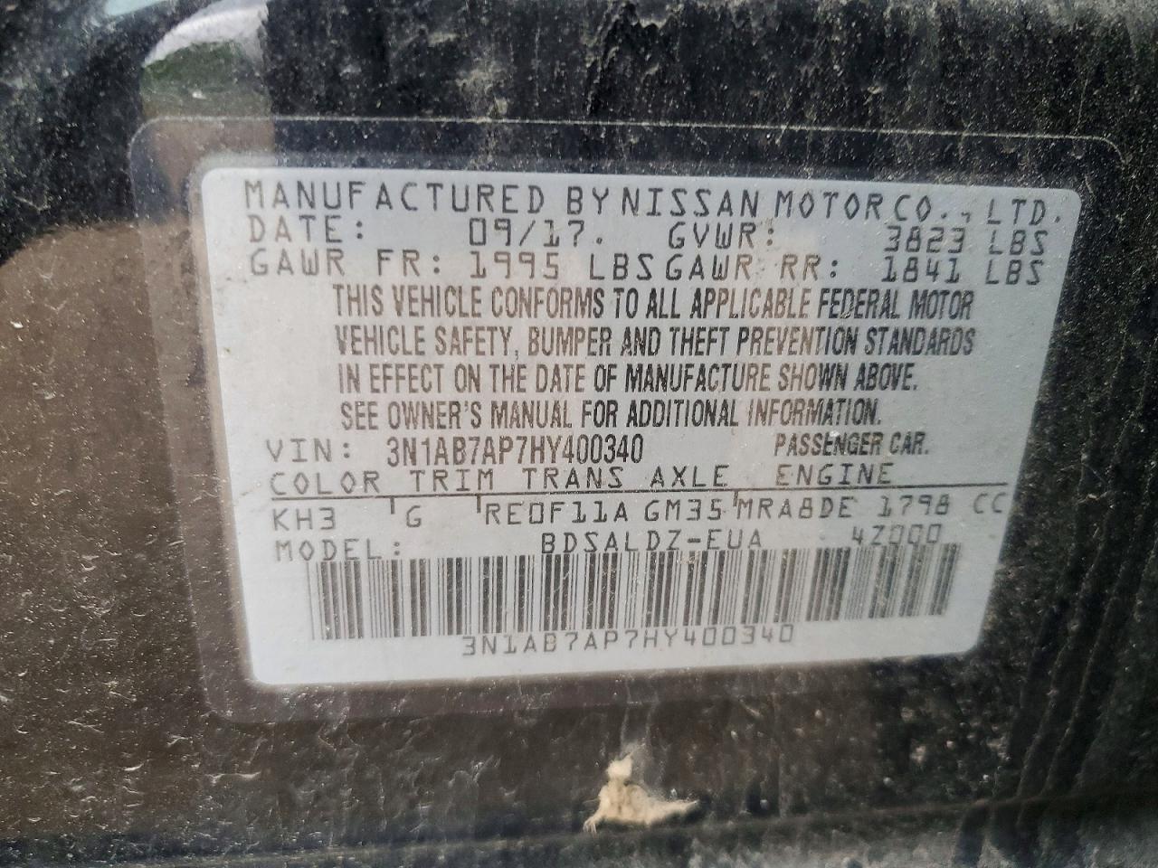 Nissan Sentra Sv