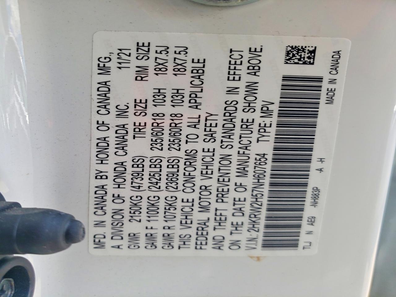 Honda Crv Ex
