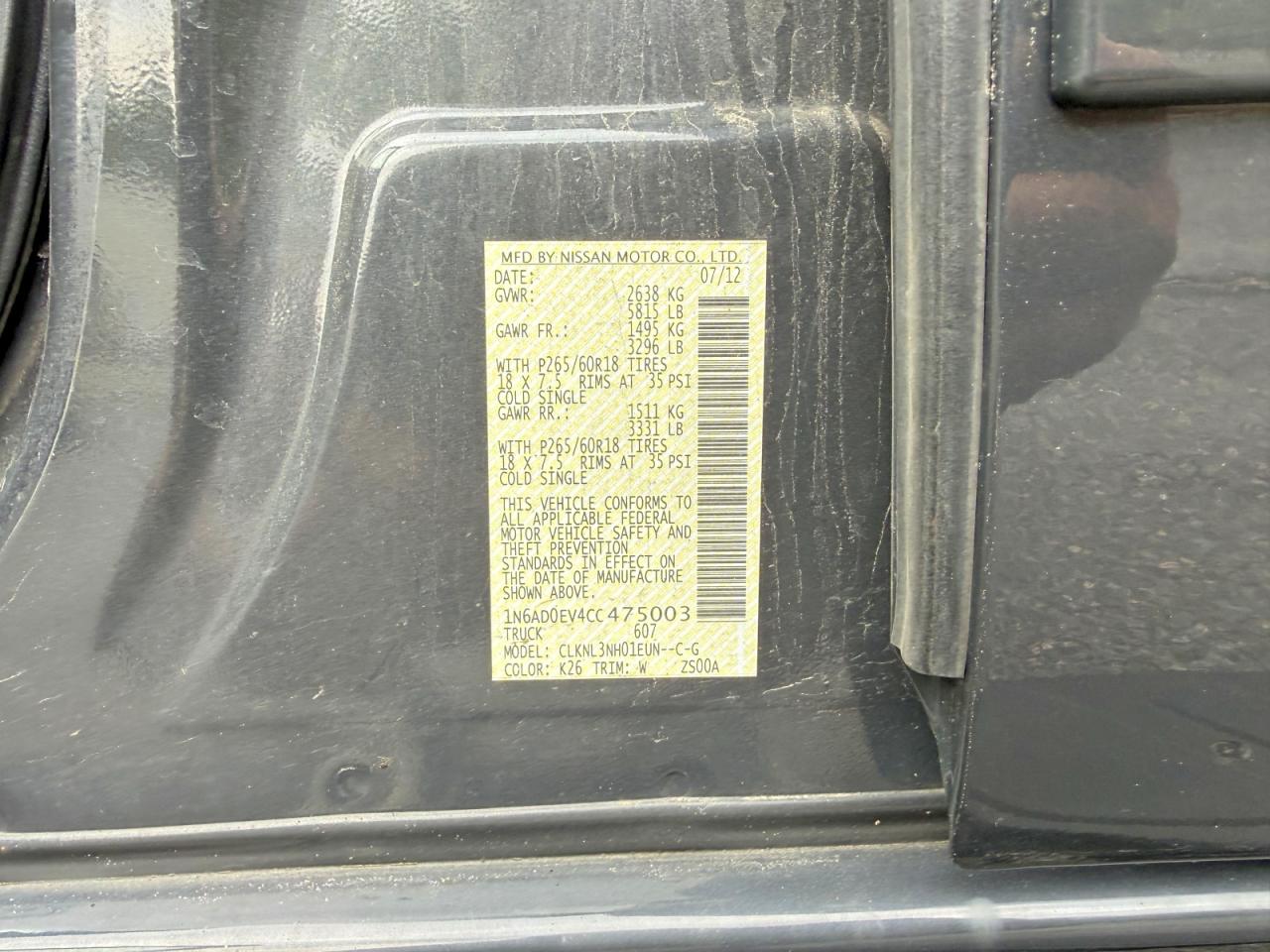Nissan Frontier S