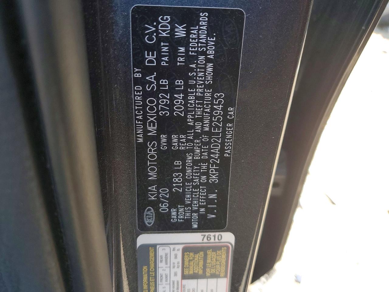 Kia Forte Lxs