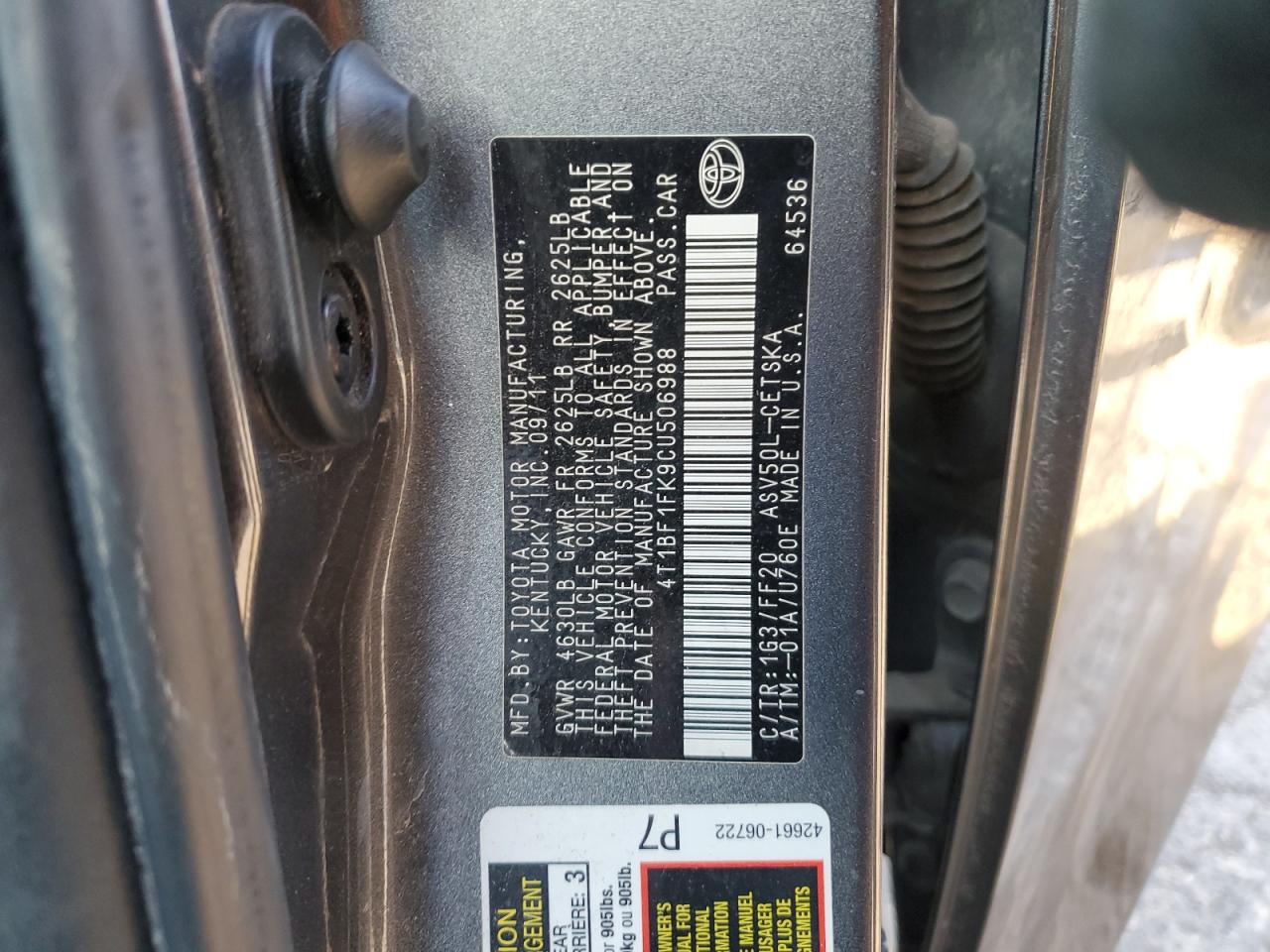 Toyota Camry Se