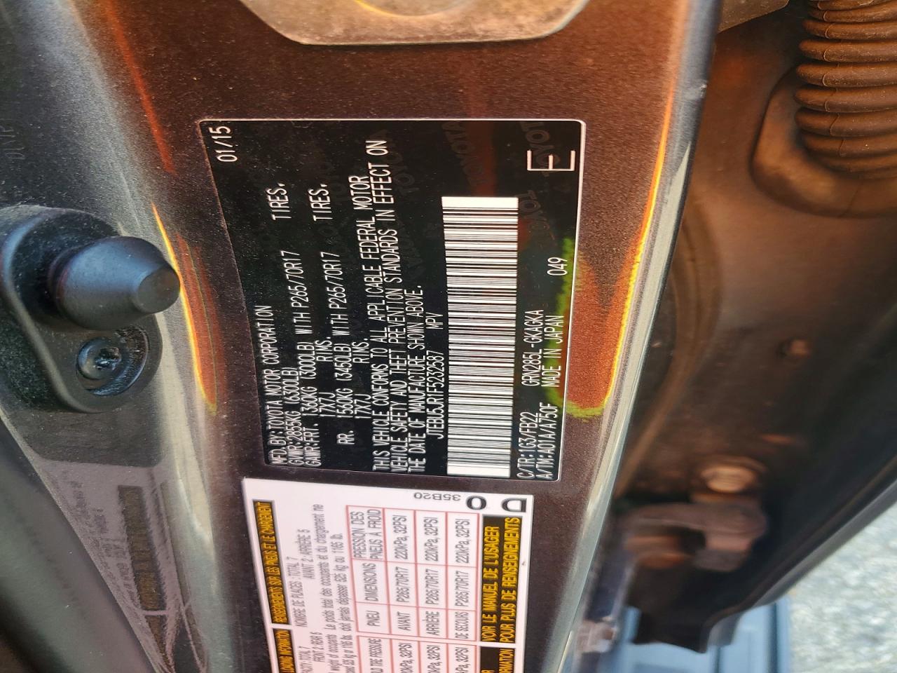 Toyota 4Runner Sr5