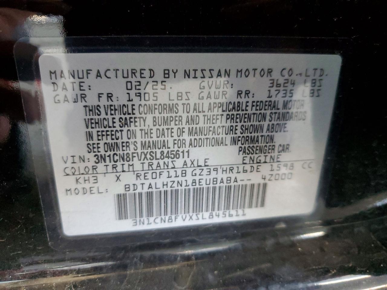 Nissan Versa Sr