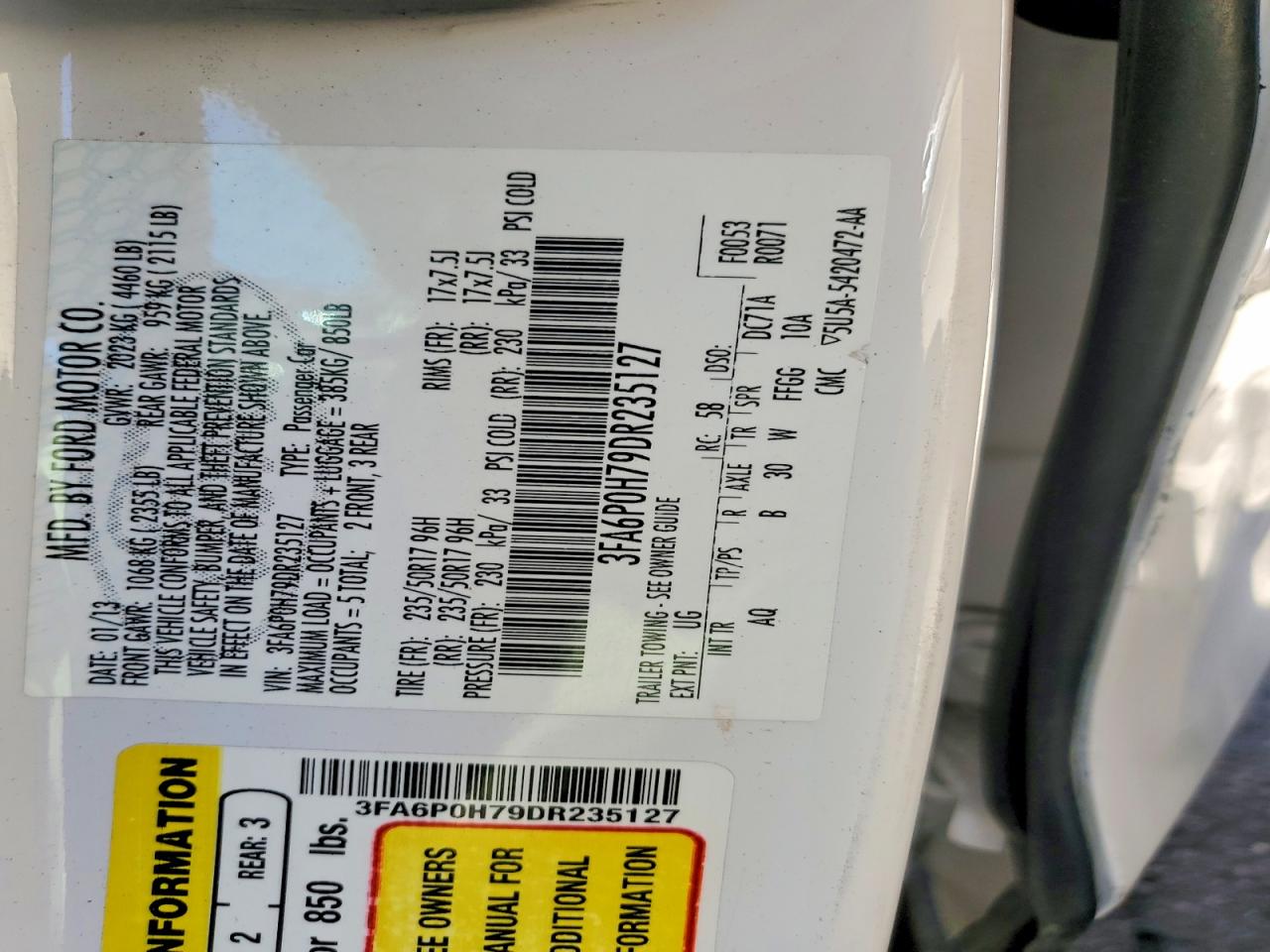 Ford Fusion Se